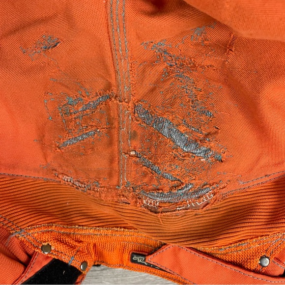 TROY LEE DESIGNS YOUTH GP PANTS ORANGE MOTOCROSS DIRT BIKE MX Size 28/XL - Picture 6 of 16